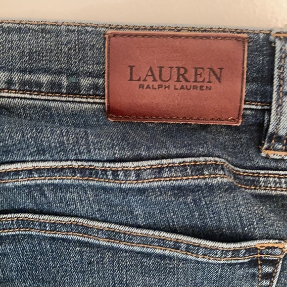Lauren Ralph Lauren Sz 12 Straight Leg Blue Jeans - Picture 5 of 9